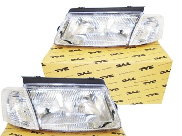 REFLEKTORY + MIG. LAMPY H4+H7 PASSAT B5 96-00 TYC