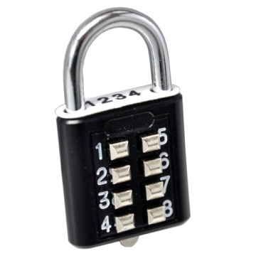 8-КНОПОЧНЫЙ КОМБИНИРОВАННЫЙ ЗАМОК ДЛЯ БАГАЖНОГО ЧЕМОДАНА