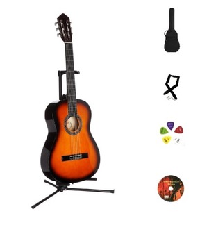 GITARA KLASYCZNA / AKUSTYCZNA 4/4 + ZESTAW