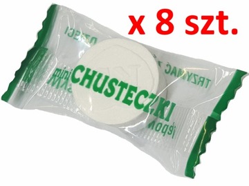 TURYSTYCZNE CHUSTECZKI W TABLETCE EDC (8 szt.) 904