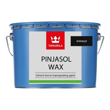 TIKKURILA Impregnat do drewna woskiem Antracyt 3l