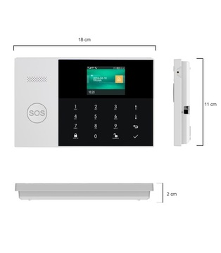 Беспроводная сигнализация GSM + WiFi HXA005 R3 ПОЛЬСКИЙ