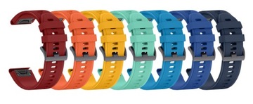 KHAKI Silikonowy Pasek Garmin FENIX 7S Solar