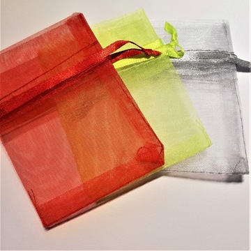 Woreczki z organzy KOLORY 9x12cm 2 szt. Torebki
