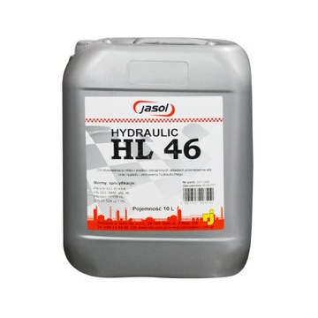 OLEJ HYDRAULICZNY JASOL HL46 - - 10 litrów