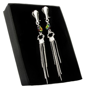 ARSYLION klipsy z rivoli Swarovski Vitrail Medium