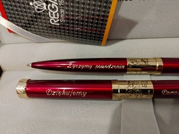 РУЧКА REGAL George С ПЕРОМ И ШАРИКОВОЙ РУЧКОЙ В ФУТЛЯРЕ RE14PD ДЛЯ ПОДАРКА