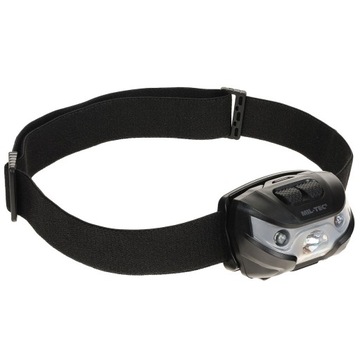Latarka CZOŁÓWKA CREE XPE BIAŁE/CZERWONE 230lm MT