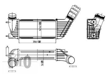 CHLADIČ INTERCOOLER JUMPY EXPERT SCUDO HDI NOVÁ