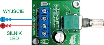 Regulator obrotów Ściemniacz LED PWM 12V 7A