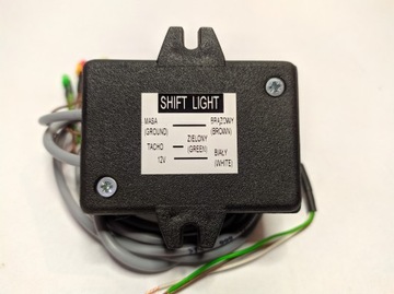 SHIFT LIGHT версия B1, 3 канала, сигнализация