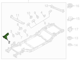 РАМА ЛЕВАЯ ЧЕТВЕРТЬ CRUSH ZONE WRANGLER JL 18+