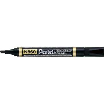 MARKER PERMANENTNY PENTEL N860 ŚCIĘTY CZARNY