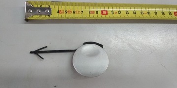 OPEL CORSA D ZAŚLEPKA HAKA TYŁ ZDERZAKA 13183127