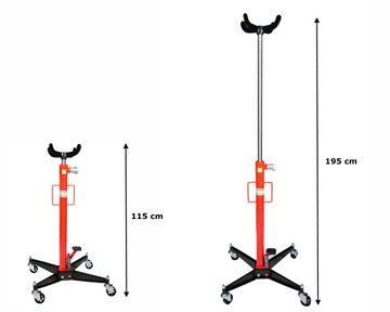 PODNOŚNIK SKRZYNI BIEGÓW SILNIKA 0,5t DOCISKACZ