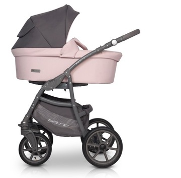 POLSKI WÓZEK WIELOFUNKCYJNY 3w1 / RIKO BASIC PASTEL PINK