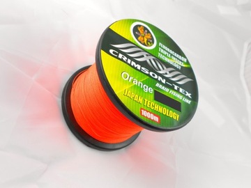 Малиновый ОРАНЖЕВЫЙ Оплетка судака/трески 0,28 мм.