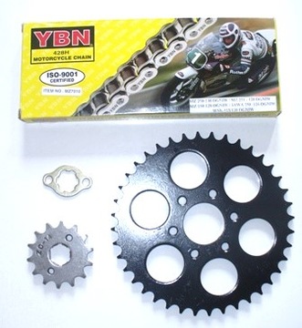 bashan atv eagle lyda 250 naped kpl zebatka tyl przod łańcuch