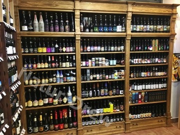 Regał na Książki z Drewna Litego - BIBLIOTEKA