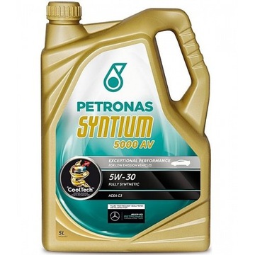 OLEJ PETRONAS 5W30 5L SYNTIUM 5000AV + GRATIS