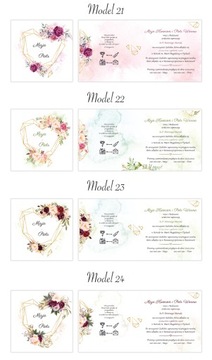 СВАДЕБНЫЕ ПРИГЛАШЕНИЯ, Свадьба, Акварель, Бохо