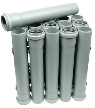 Rura kanalizacyjna Fi 50 200 cm PCV PP odpływowa kanalizacja 20 SZTUK x 2 m