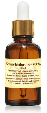 KWAS HIALURONOWY 4% 50ml pipeta