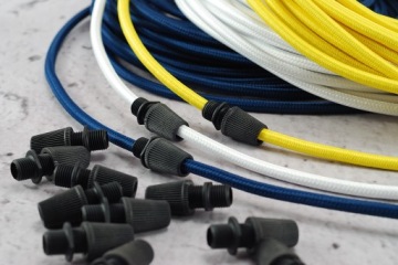 черный кабель замок M10x1 тормоз стопор для e27 лофт ретро DIY держатель