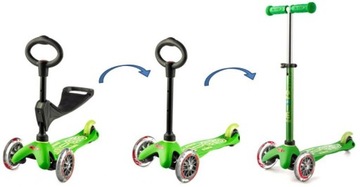 MINI MICRO DELUXE HULAJNOGA 3w1 SIEDZISKO JEŹDZIK