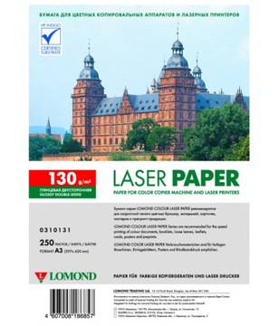 PAPIER FOTOGRAFICZNY A3 BŁYSK DWUSTRON LASEROWY 50