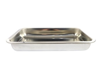 PŁYTKA TACA METALOWA - 36 X 27 X 4,8 CM - 133699