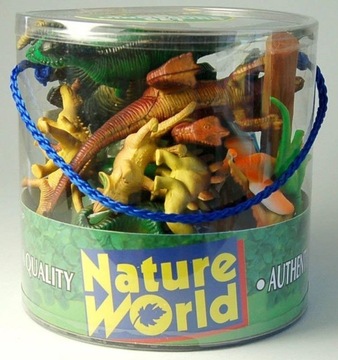 Dinozaury Zestaw 18 szt. Figurki NATURE WORLD Tuba