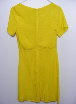 NEW LOOK PETITE żółta sukienka z wiskozy 34 Nowa