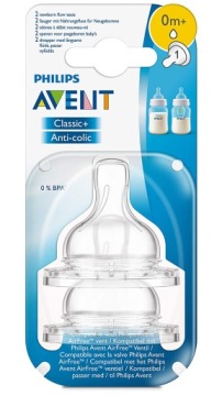 AVENT CLASSIC МИНИ-СОСККА-БУТЫЛОЧКА 0М+ 2 ШТ.