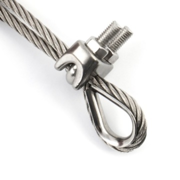 CABLE CLAMP для тросов из нержавеющей стали INOX Кислотостойкий V4 5мм 20шт.