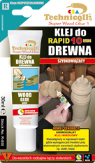 KLEJ DO DREWNA SZYBKOWIĄŻĄCY TECHNICQLL 30ml