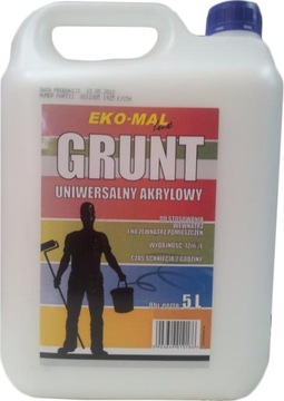 UNI GRUNT EMULSJA GRUNTUJĄCA EKO-MAL - 5L + GRATIS