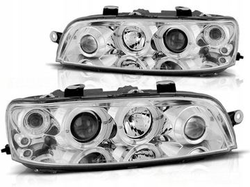 LAMPY REFLEKTORY FIAT PUNTO II 2 99-03R RINGI CHR