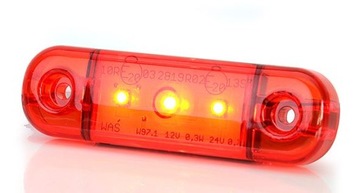 ŚWIATŁO POZYCYJNE CZERWONE POZYCJA TYŁ 12/24V