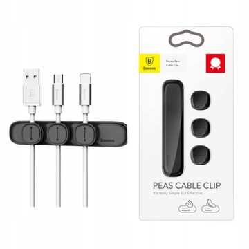 Baseus Peas magnetyczny uchwyt organizer do kabli