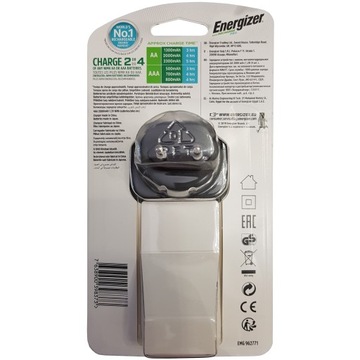 Зарядное устройство ENERGIZER Pro AAA R3 AA R6 + 4 батарейки типа AA 2000 мАч