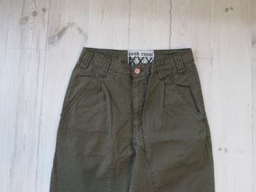 SPODNIE JEANSY KHAKI PUNK ROYAL XS/S - 90% SALE!!!