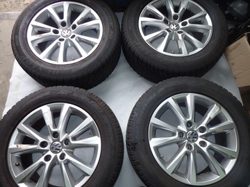 DW TOUAREG ALU RÁFKY Z PNEUMATIKA DUNLOP 255/55R18 ZIM