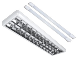 OPRAWA RASTROWA 120cm + 2 ŚWIETLÓWKI 6000K 125lm/W