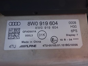 AUDI A4 A5 ЖК-ДИСПЛЕЙ MMI МОНИТОР 8W0919604