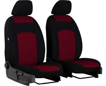 WELUROWE POKROWCE NA PRZEDNIE FOTELE VW LUPO