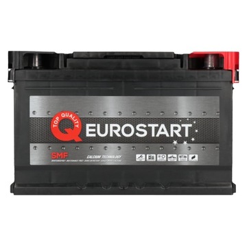 Аккумулятор Eurostart SMF 12В 75Ач 700А (EN) P+