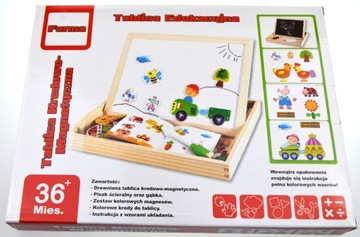 ОБРАЗОВАТЕЛЬНАЯ МАГНИТНАЯ ДЕРЕВЯННАЯ ДОСКА МНОГОФУНКЦИОНАЛЬНАЯ ДЛЯ ДЕТЕЙ