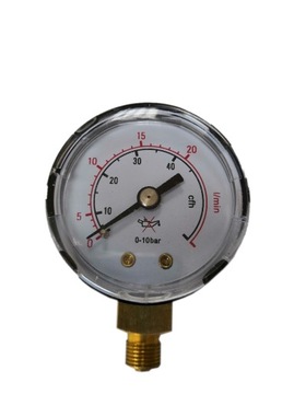 MANOMETR MINI ARGON CO2 ROBOCZY 20 L/MIN GWINT 1/8