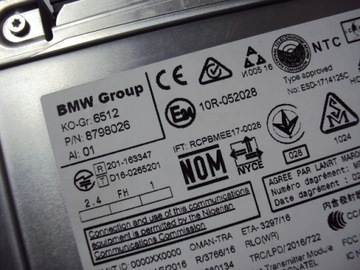 RADIO NAWIGACJA BMW F10 F20 F30 F48 8798026